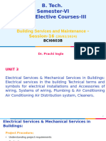 Unit-3 - Electrical & Mechanical Services