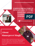 Simarpreet Singh's: Empowering India's Sustainable Future