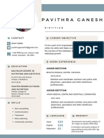 Pavithra G Resume