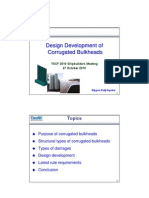 3.2 Design Development of Corrugated Bulkheads