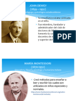 4-Aportes de P. Freire, Dewey, Montessori, Ramón I. Cardozo y Ubaldo Chamorro.