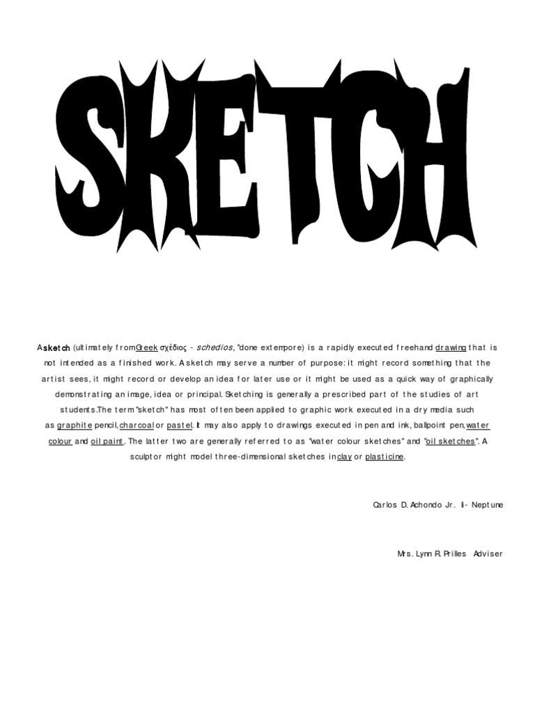 Understanding Sketching and Line Design | PDF | Line (Geometry) | Drawing