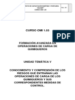 Curso Omi 1.03: Formación Avanzada en Operaciones de Carga de Quimiqueros