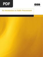 Introduction to Public Procurement