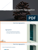 Mon Mistakes in Aggregation - Slides