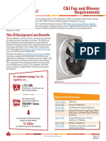 Commercial and Industrial Fans and Blowers Fact Sheet