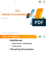 Multithread and Synchronization