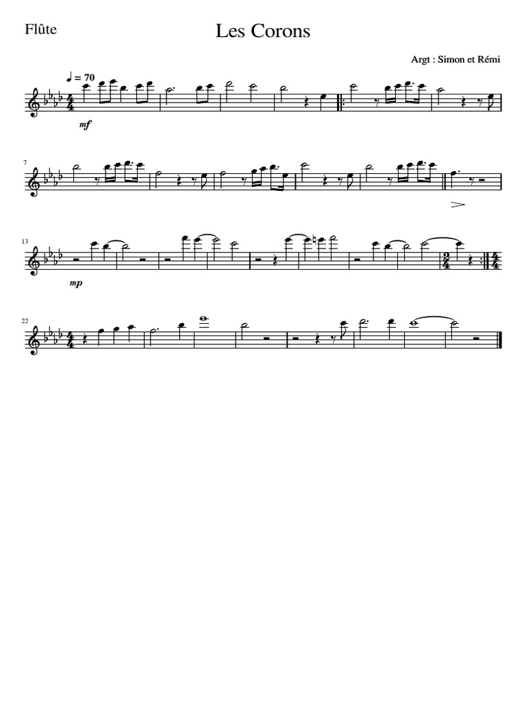 Les Corons Band'As PDF Saxophone Woodwind Instruments