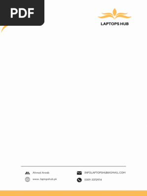 Minimalist Business Letterhead