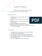 Envizi L4 POX - Setup Custom Factors PDF