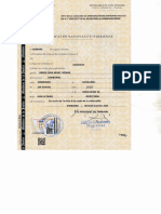 Nationalite: Certificat Ivoirienne