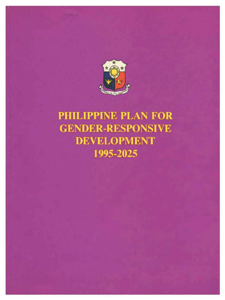 Philippine Gender-Responsive Development Plan | PDF | Globalization ...