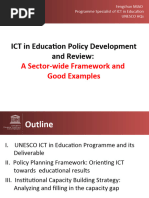 ICT in Edu Policy Framework FC Miao