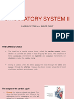 CARDIAC CYCLE and BLOOD FLOW