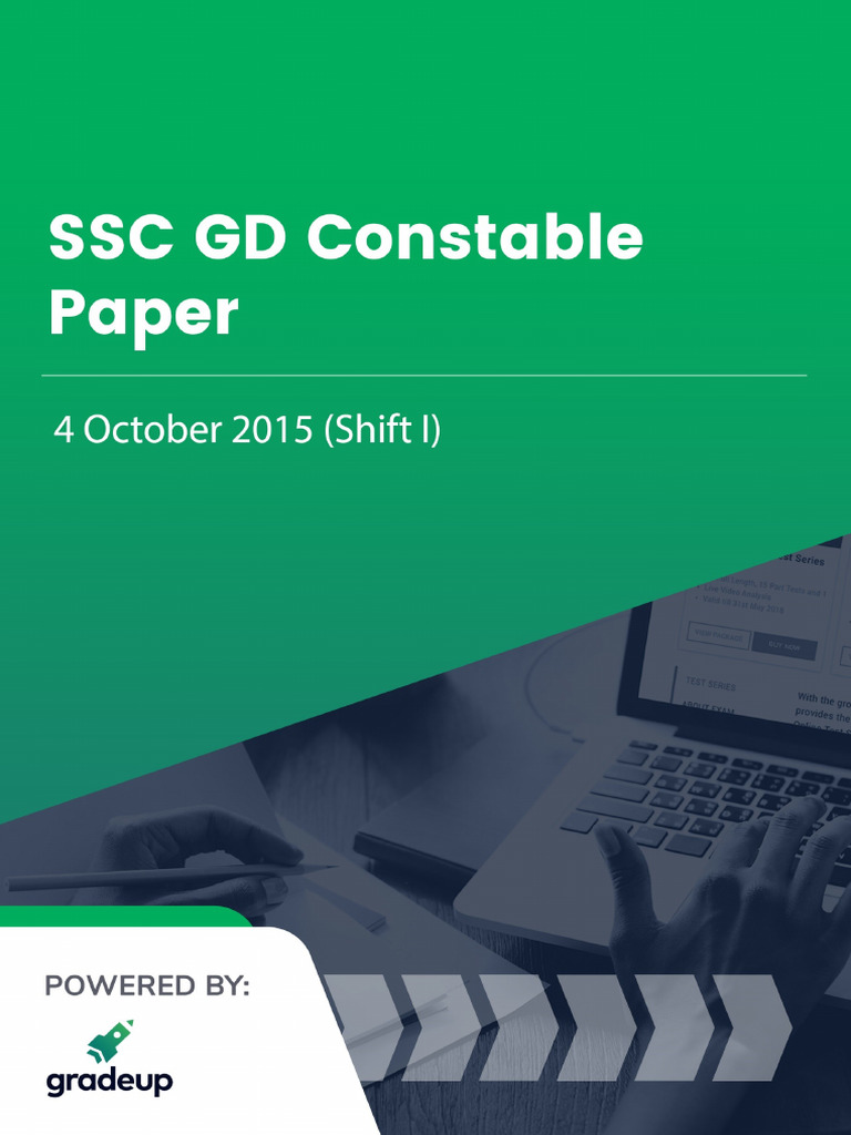 SSC GD Constable 2015 1st Shift Paper (3) .PDF-41 | PDF