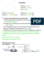 R23EVAL IIIb Mesurer Volume - Correction