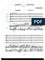 Shostakovich - Piano Quintet Op.57 (String Quartet + Piano) Score