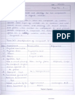 Chemistry Practical File 3rd Year