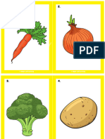 CHE CHỮ Vegetable-Singular-Flashcards