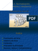 Tema 4. Conformismo y Obediencia