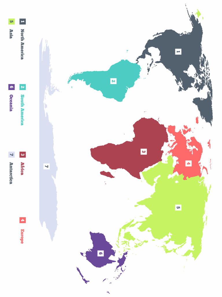 World Map Continents | PDF