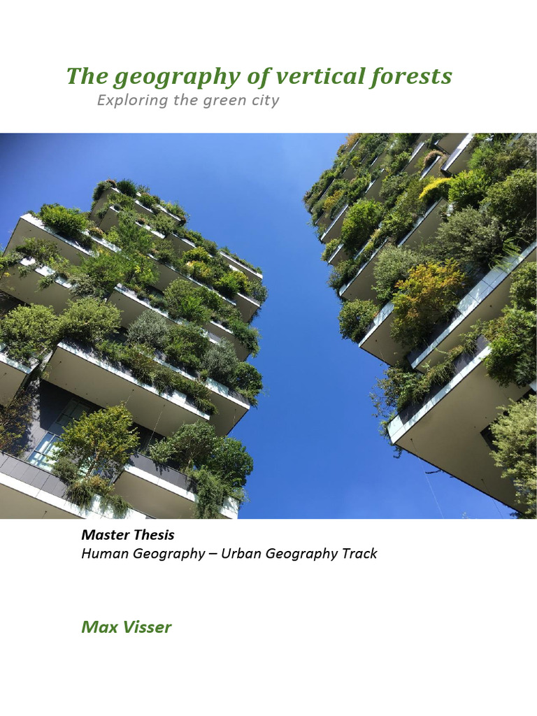 Urban Geographers & Vertical Forests | PDF | Cost Of Living