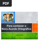Conhecer o Novo Acordo