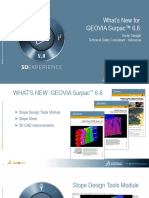 Whats New For GEOVIA Surpac 6.6