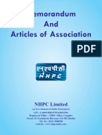 Memorandum and Articles of Association: NHPC Limited