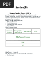 Secure Socket Layer Sec B