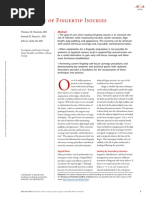 Fingertip Injuries Diagnosis, Management and Reconstruction | PDF
