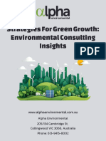 Strategies for Green Growth Environmental Consulting Insights