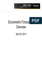 2014 April Workshop - Econometric Forecasting