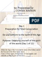 Preparation For Total Consecration Day 1a