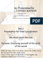 Preparation For Total Consecration Day 2