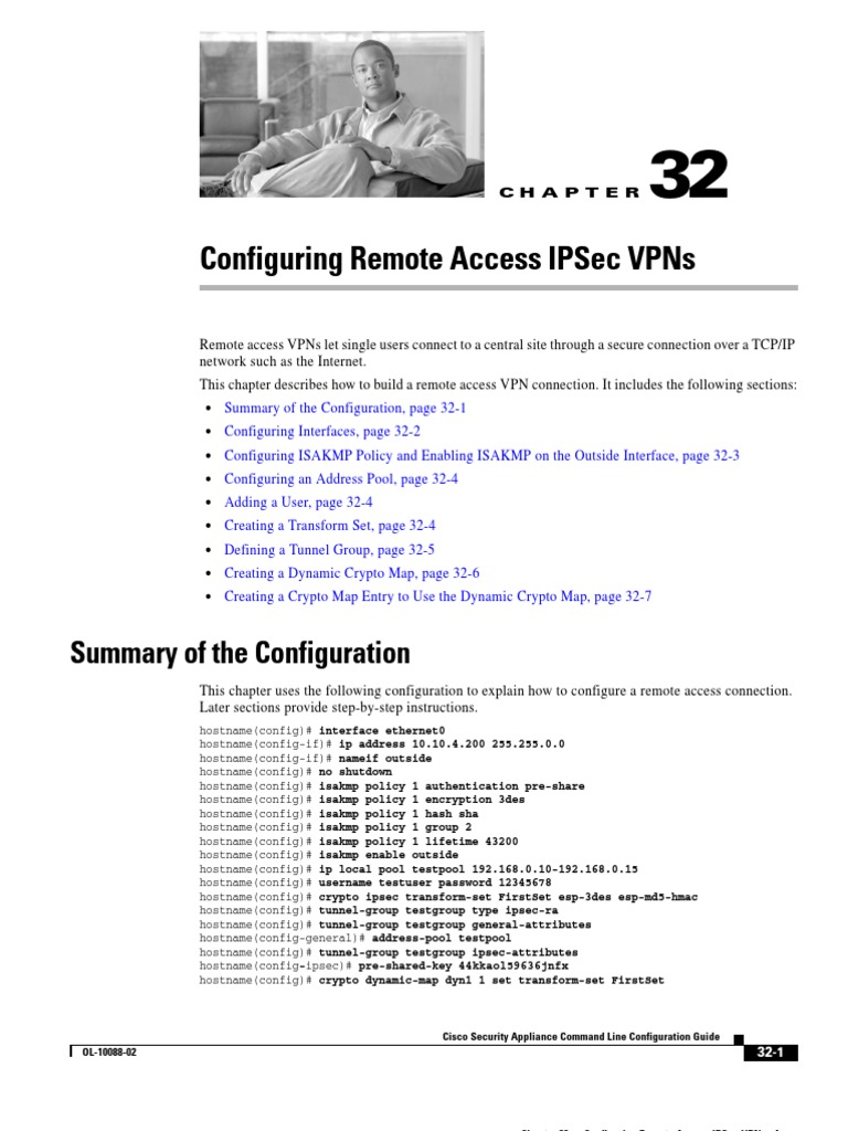Cisco IPSec VPN Configuration Guide | PDF | Virtual Private Network ...