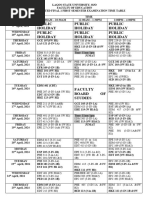 2023-2024 Adjusted Final 2 First Semester Examination Time Table-1