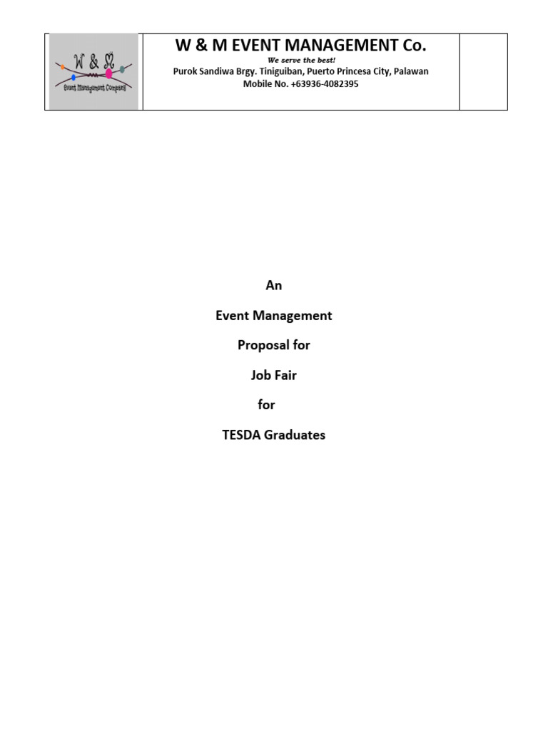 Job Fair Pdf Business