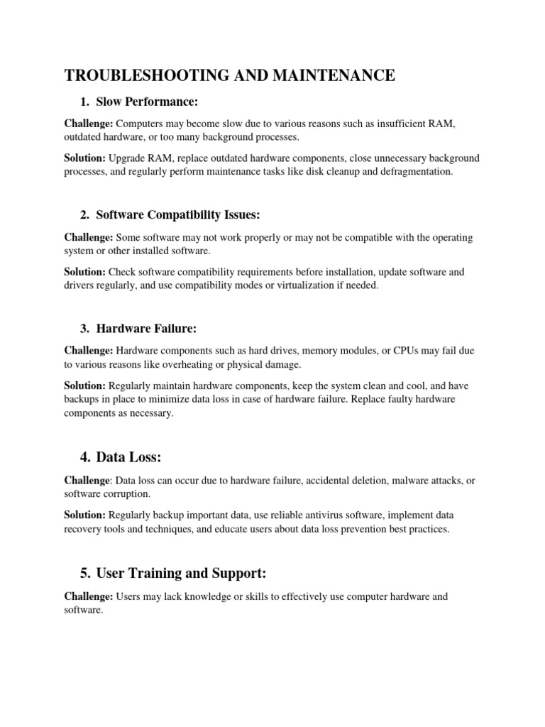 Computer Hardware Troubleshooting Guide | PDF | Backup | Computer Hardware