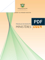 Feuille de Route 2024 - Finale Gouvernement de Côte D'ivoire 2024