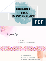 Business Ethics in Workplace