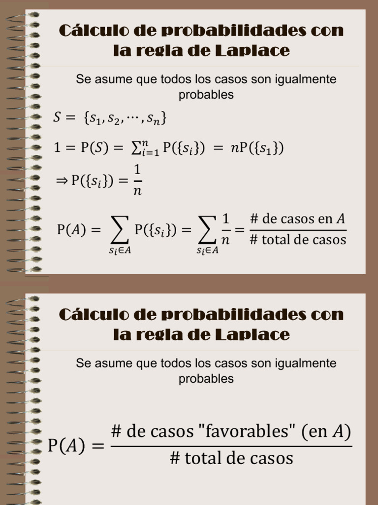 01 regla de laplace pdf probabilidad probabilidades y estad sticas