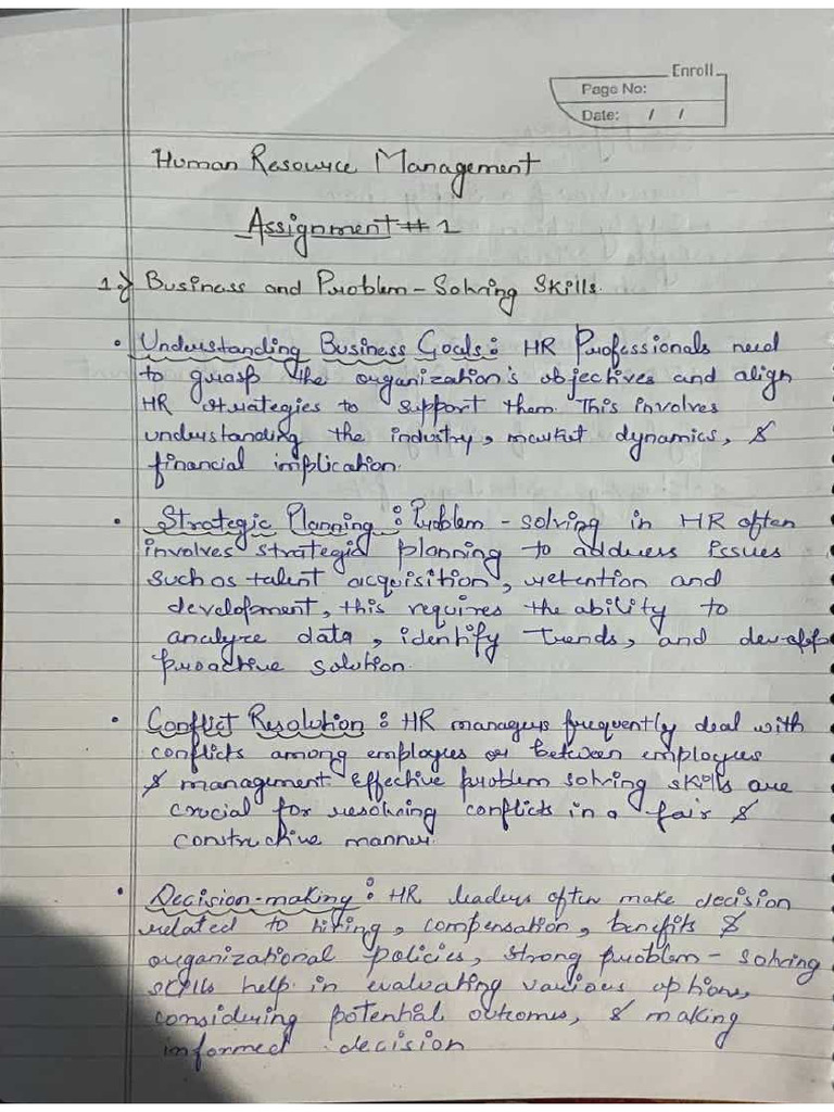 HRM Assignment | PDF