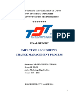 2e Team - Change Management - Final Report