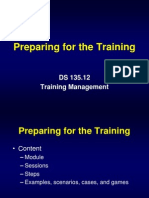 Prepare for Training with Checklist