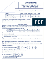 devoir de synthese N°1  4 Eco