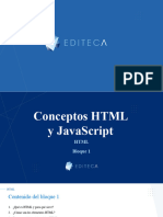 Conceptos HTML y JavaScript Bloque 1 HTML