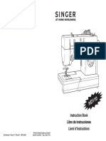Singer HD110 Sewing Machine Instruction Manual