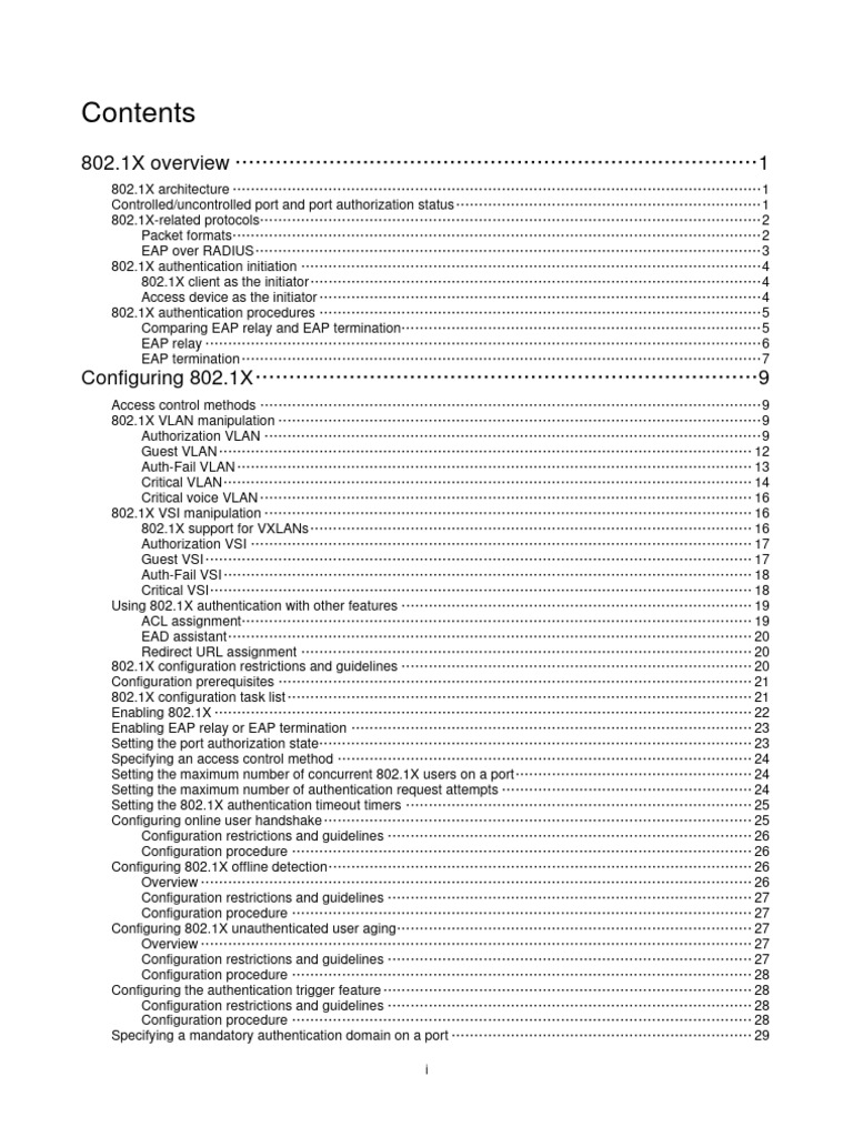 18 802.1X Configuration | PDF | Radius | Application Layer Protocols