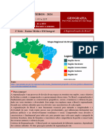 GEOGRAFIA - 1ª Semana- 11 a 15-3